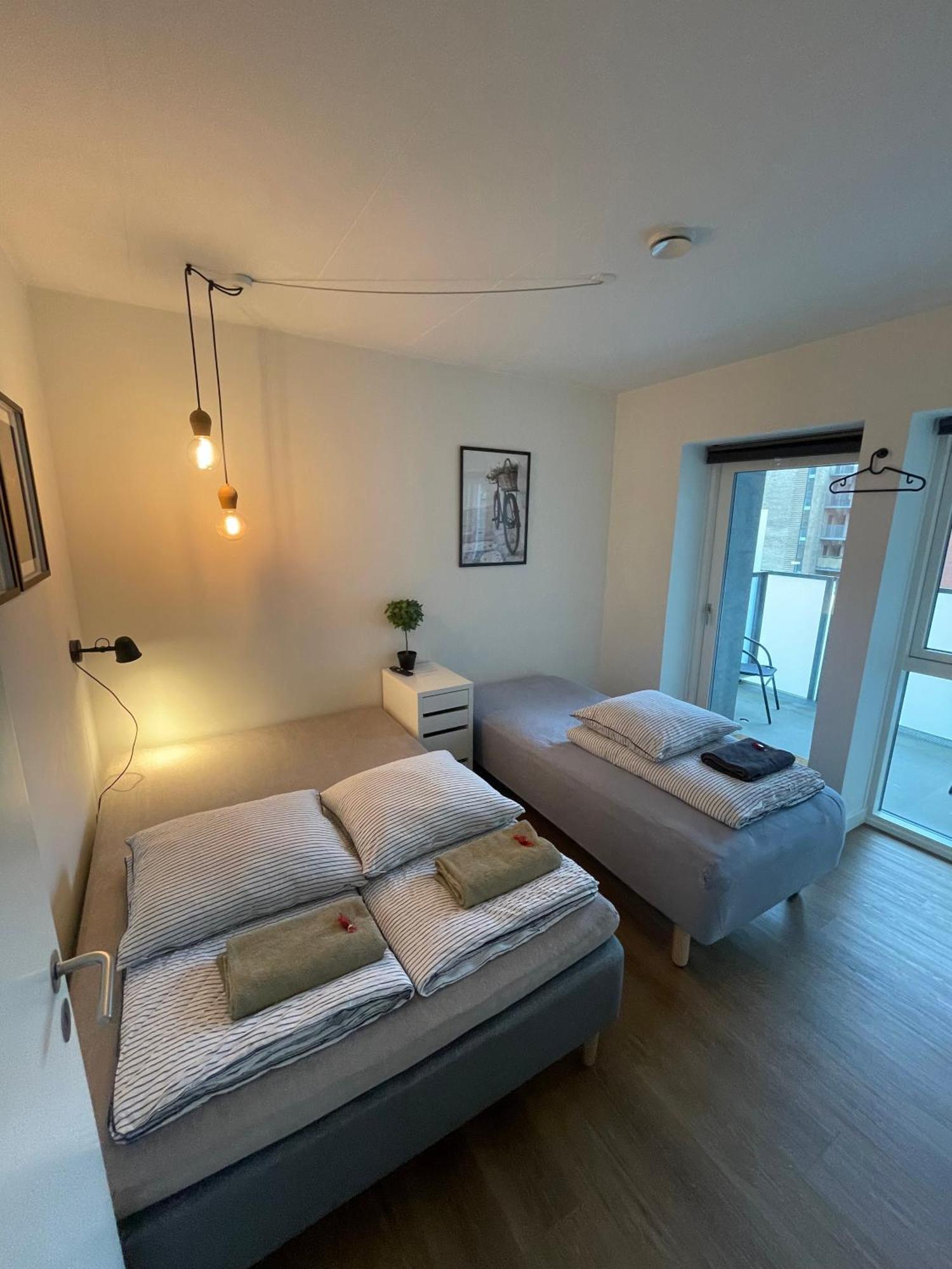 Modern Central Apt With Rooftop, Privat Balcony, & Free Parking,Next To Aarhus Attractions Dış mekan fotoğraf